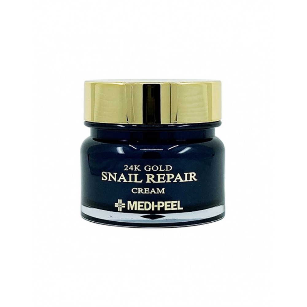 Крем для лица с колллоидным золотом и муцином улитки - Medi-Peel 24k Gold Snail Repair Cream