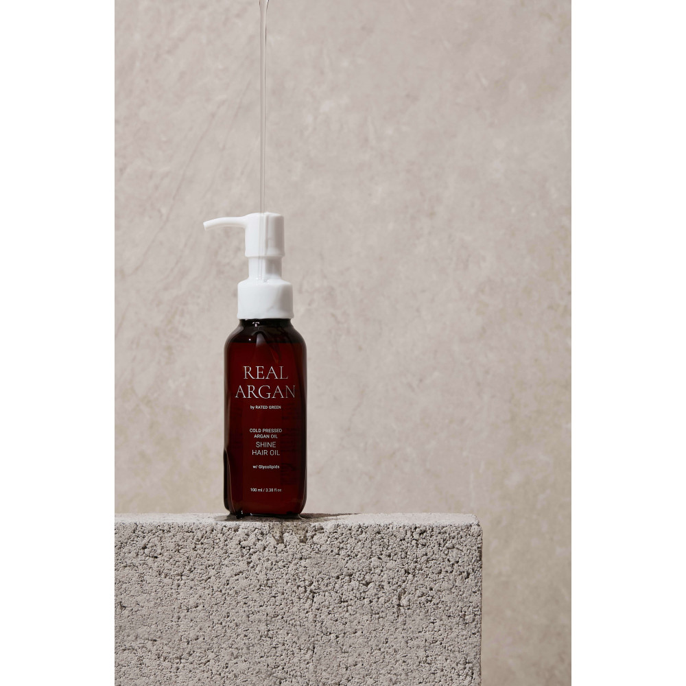 Арганове масло для волосся - Rated Green Real Argan Shine Hair Oil фото 4