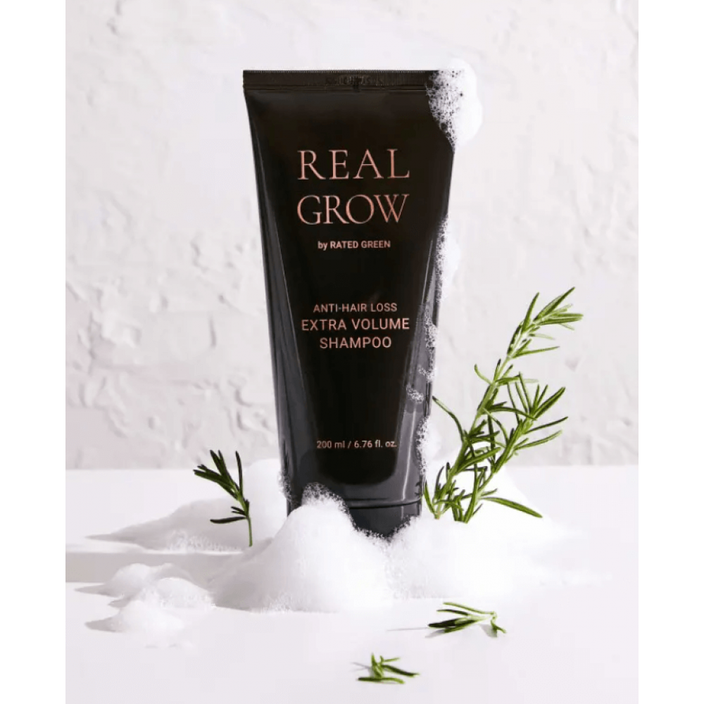 Шампунь для об'єму волосся та профілактики випадання - Rated Green Real Grow Anti Hair Loss Extra Volume Shampoo фото 2