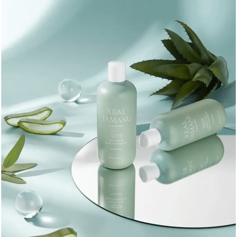 Заспокійливий шампунь з маслом таману - Rated Green Real Tamanu Cold Pressed Tamanu Oil Soothing Scalp Shampoo фото 3