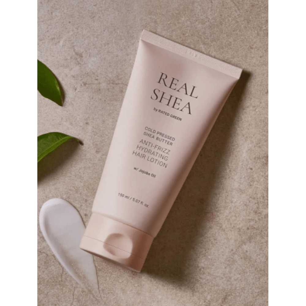 Зволожуючий лосьйон для волосся з маслом ши - Rated Green Real Shea Cold Pressed Shea Butter Anti-Frizz Hydrating Hair Lotion фото 4