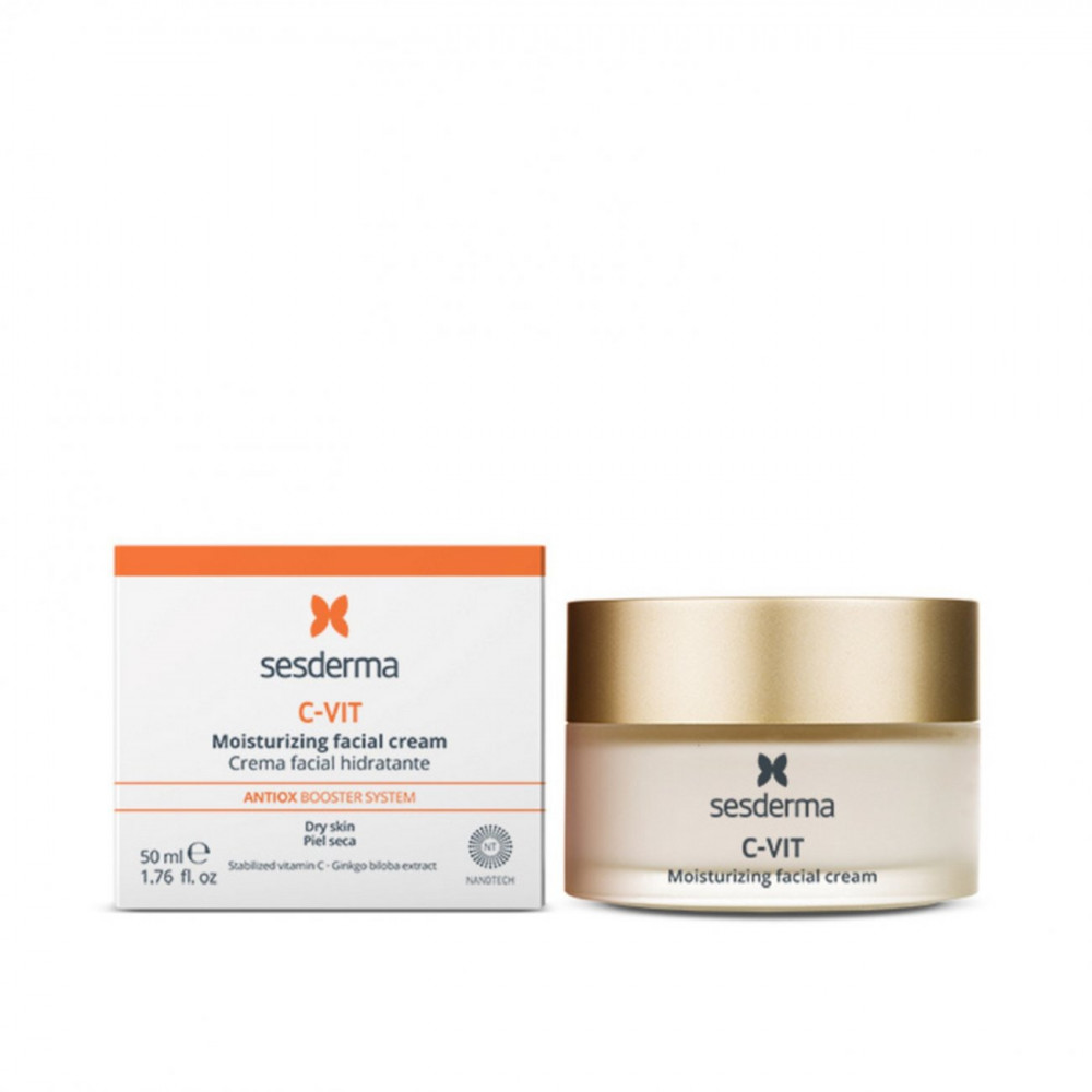 Зволожуючий крем проти зморшок - SeSDerma C-Vit Moisturizing Face Cream