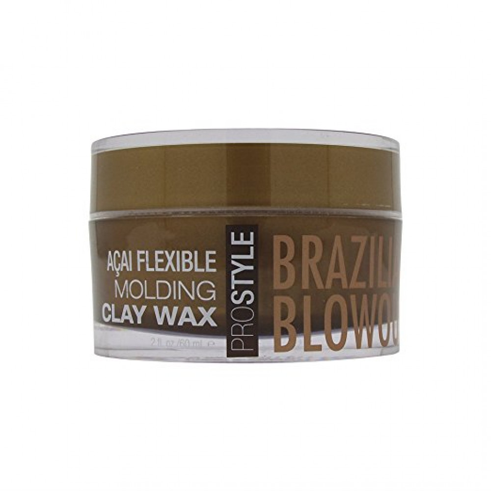 Моделирующая глинка для волос - BRAZILIAN blowout Acai Flexible Molding Clay Wax 