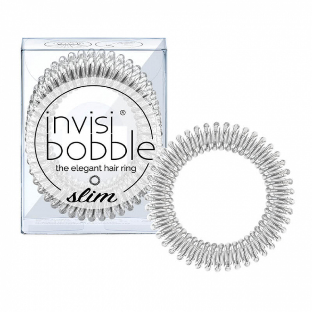 Гумка-браслет для волосся - Invisibobble SLIM Chrome Sweet Chrome - Фото 1
