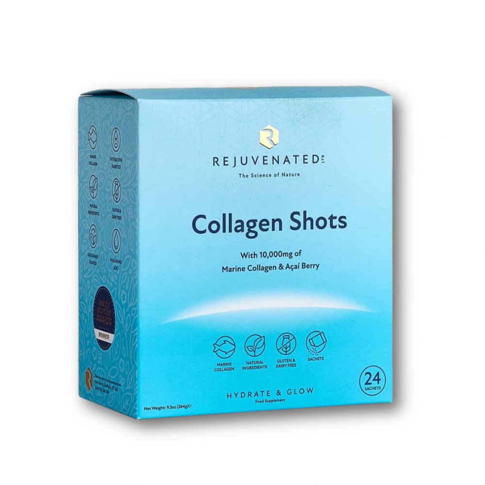 Питьевой коллаген для кожи с ягодами Асаи в шотах - Rejuvenated Collagen Shots - Фото 1