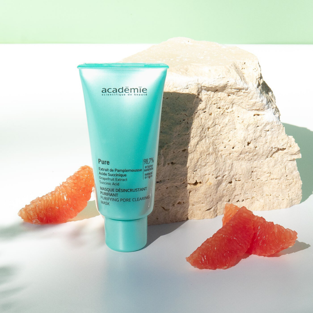  Очищуюча глиняна маска - Academie Pure Purifying Pore Clearing Mask фото 3