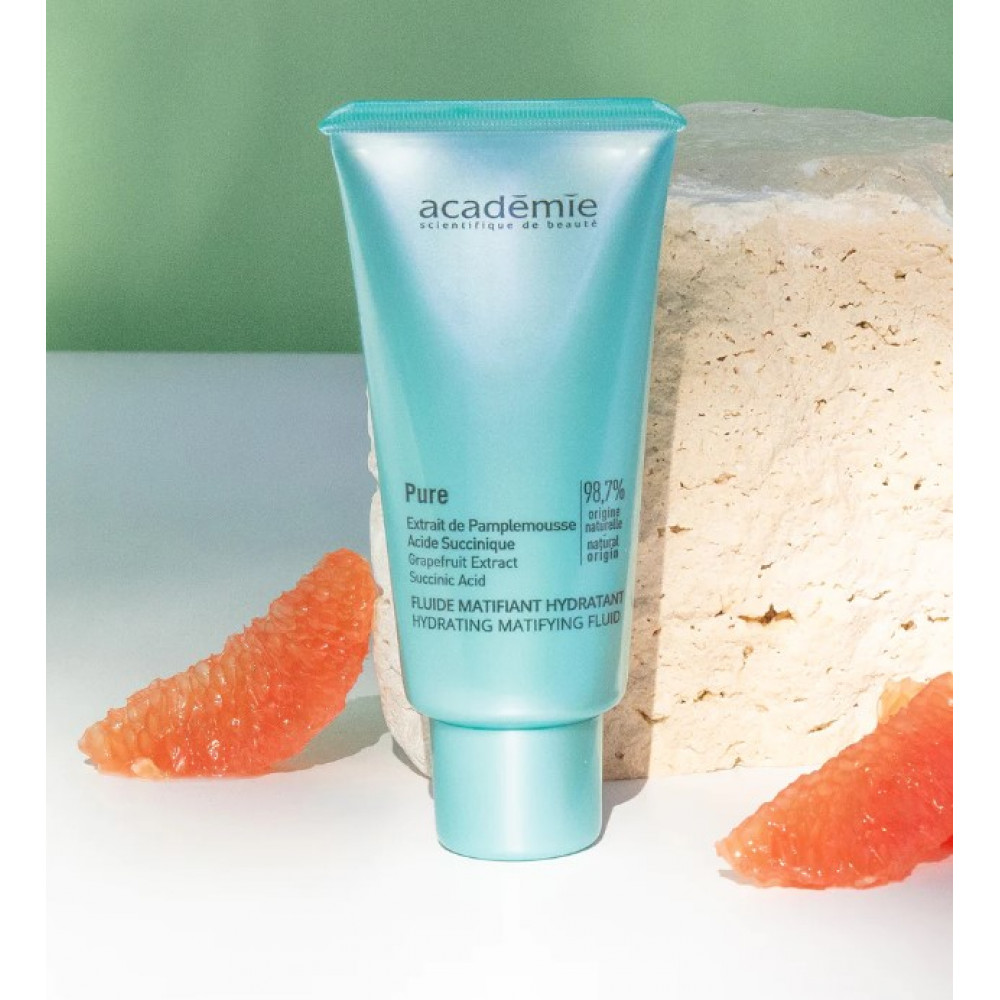 Зволожуючий матуючий флюїд - Academie Pure Hydrating Matifying Fluid фото 2