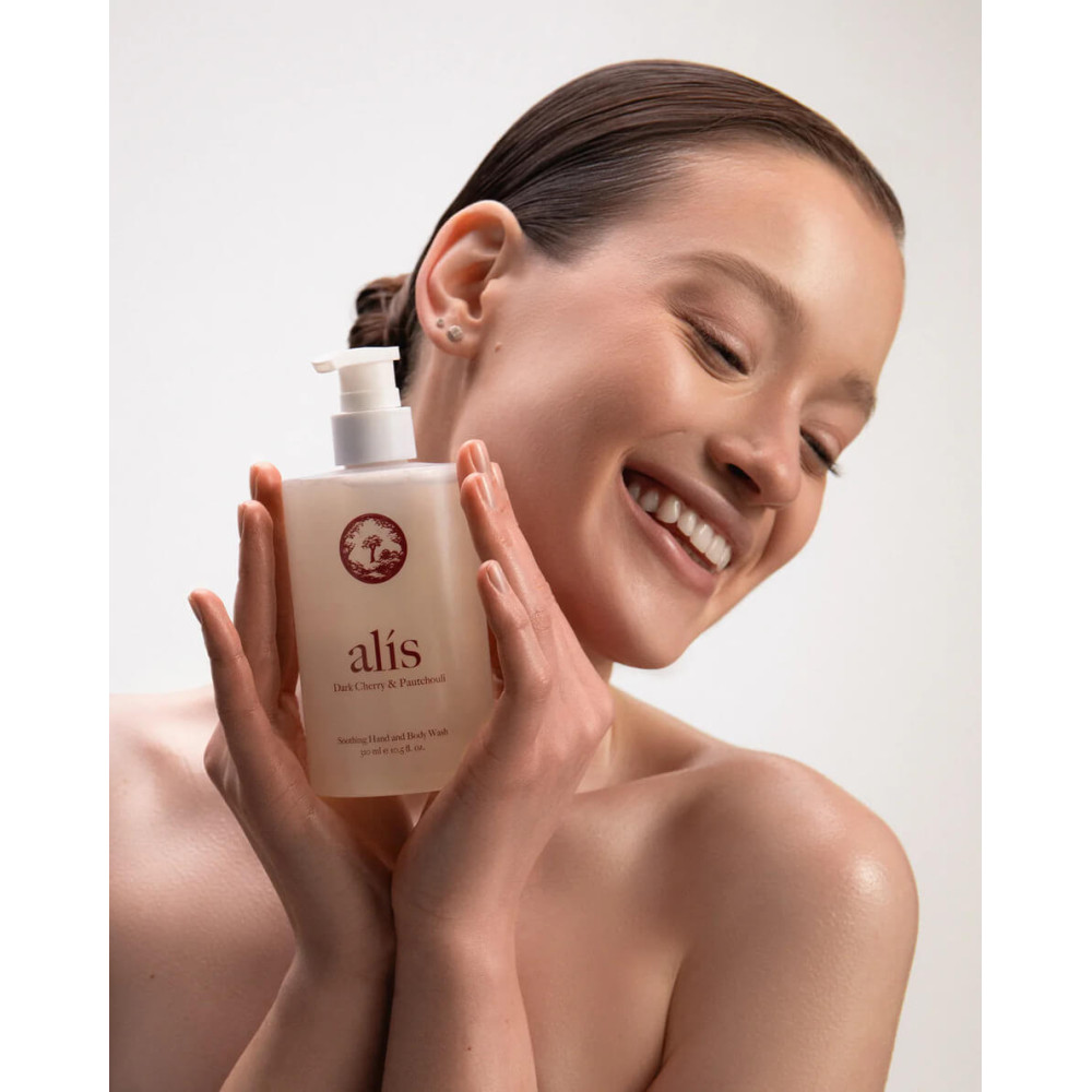 Заспокійливий гель для миття тіла та рук - Alis Dark Cherry & Pautchouli Soothing Hand and Body Wash фото 2