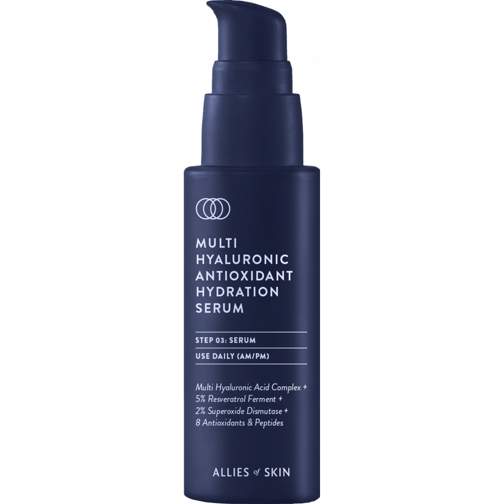 Мультигіалуронова антиоксидантна зволожуюча сироватка - Allies of Skin Multi Hyaluronic Antioxidant Hydration Serum - Фото 1