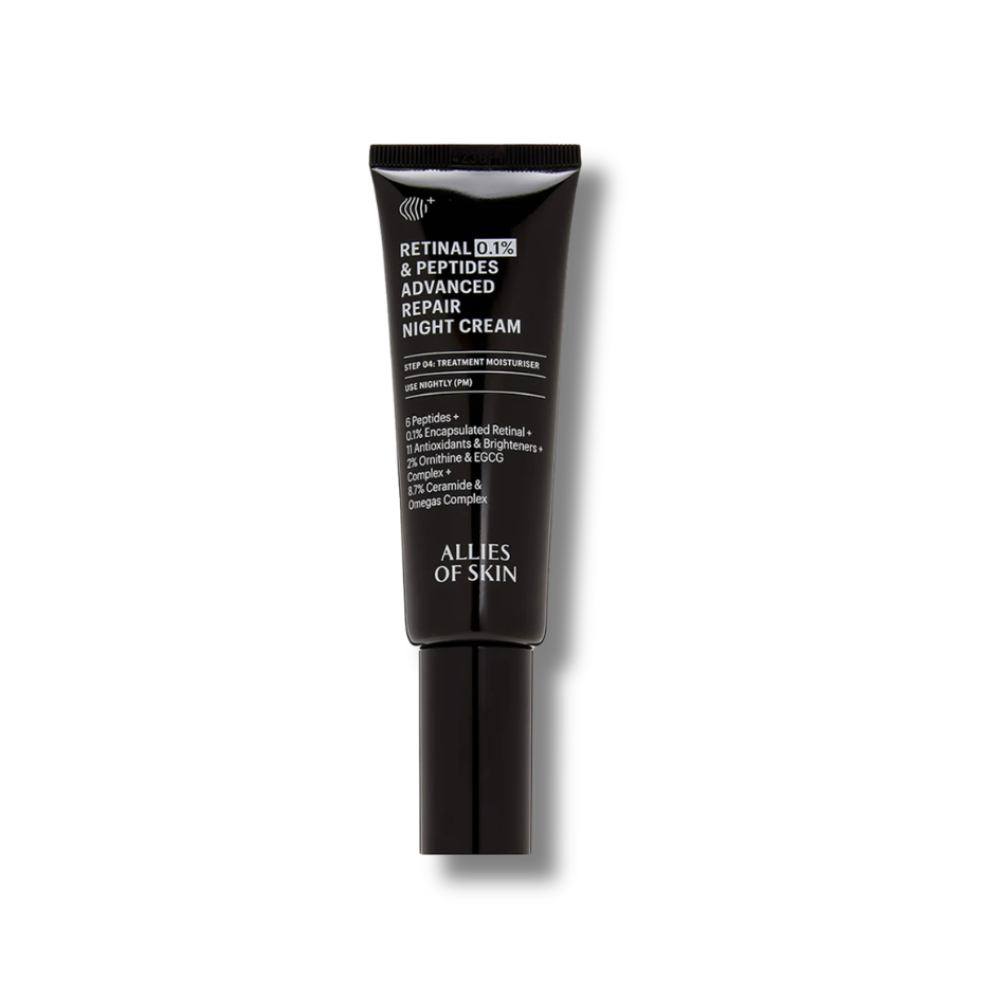 Крем нічний антивіковий з ретиналем 0.1% - Allies Of Skin Retinal & Peptides Repair Night Cream - Фото 1