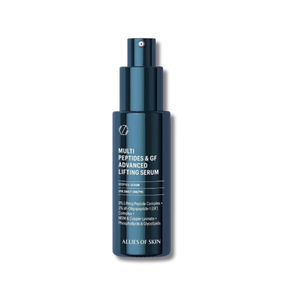 Мультипептидная сыворотка с эффектом лифтинга - Allies of Skin Multi Peptides & GF Advanced Lifting Serum - Фото 1