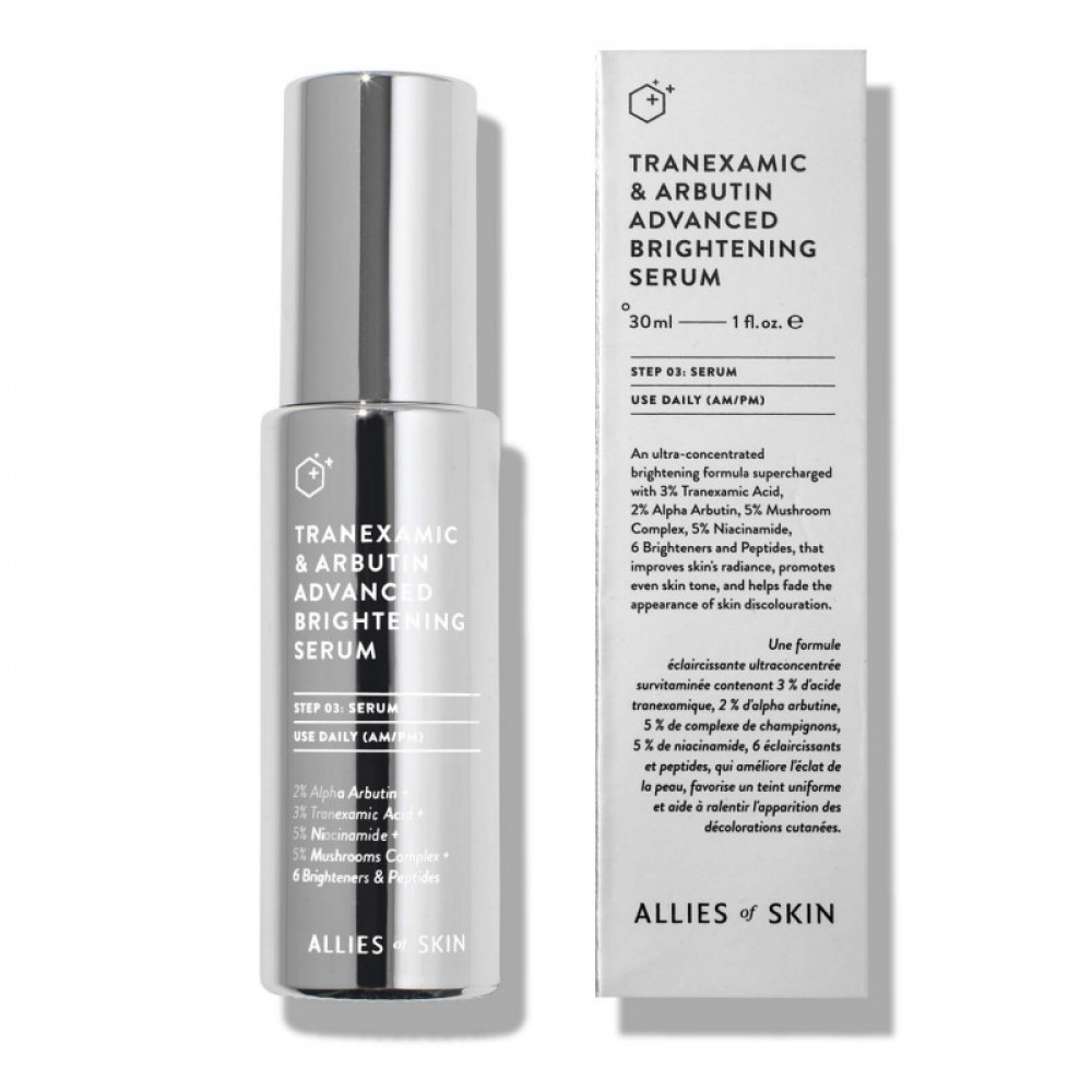 Освітлююча сироватка для обличчя - Allies Of Skin Tranexamic & Arbutin Advanced Brightening Serum - Фото 1