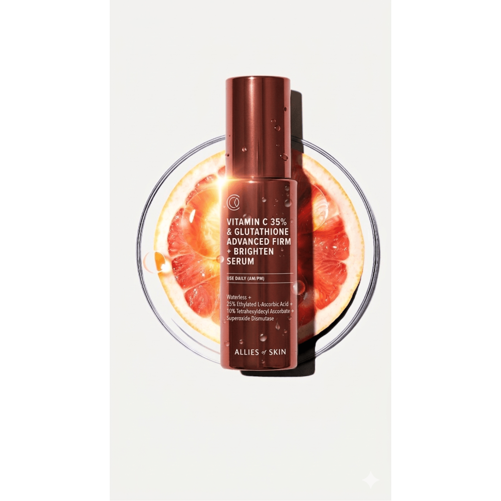 Сыворотка с витамином С для лица - Allies of Skin Vitamin C 35% Glutathione Advanced Firm + Brighten Serum фото 2