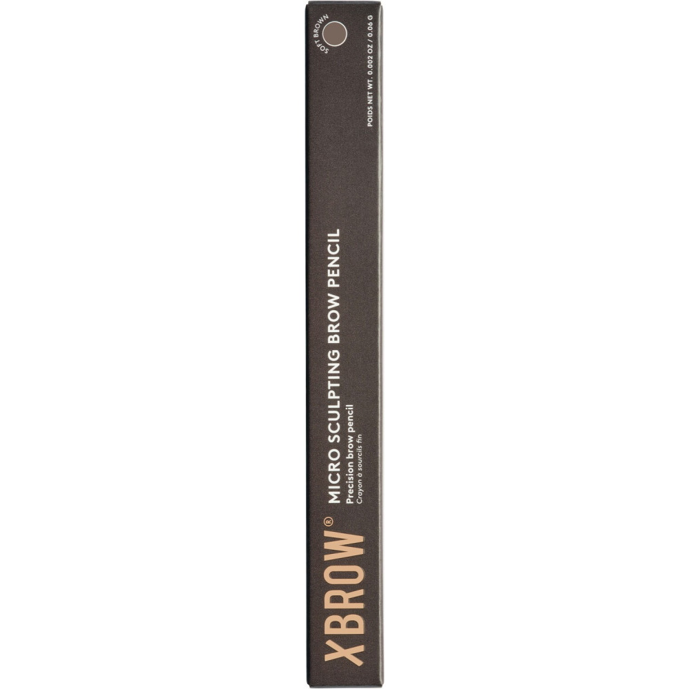 Олівець для брів "М'який коричневий" із мікроскульптурою - Xlash Cosmetics Micro-sculpting Brow Pencil Soft Brown фото 3