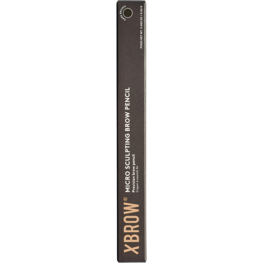Олівець для брів "Темно-коричневий" із мікроскульптурою - Xlash Cosmetics Micro-sculpting Brow Pencil Dark Brown фото 4