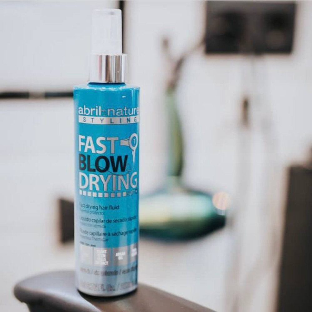 Двофазний спрей для випрямлення та швидкого сушіння волосся - Abril et Nature Fast Blow Drying фото 3