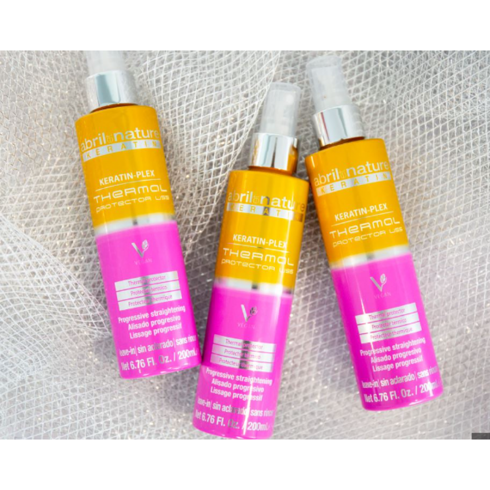 Спрей-термозахист - Abril et Nature Thermal Keratin-Plex Thermal Protector Liss фото 2