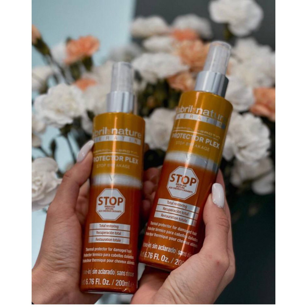 Спрей-термозахист активний - Abril et Nature Thermal Keratin Protector Plex Stop Breakage фото 2