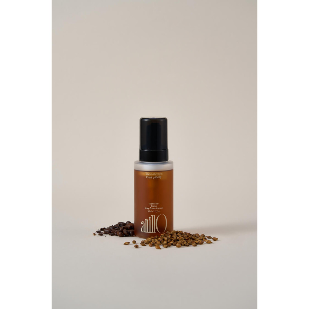 Укріплюючий засіб для шкіри голови - Anillo Dark Beer Biome Scalp Foam Ampoule фото 4