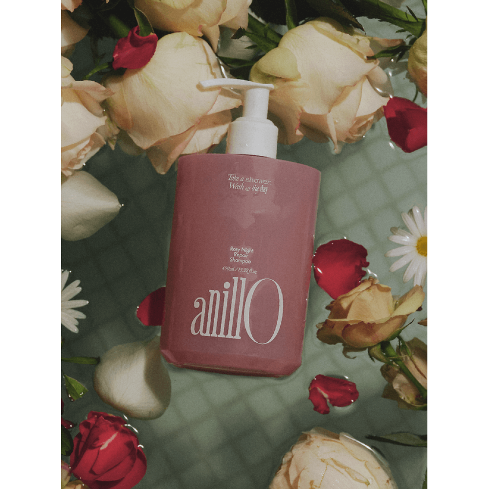 Відновлюючий шампунь - Anillo Rosy Night Repair Shampoo фото 4