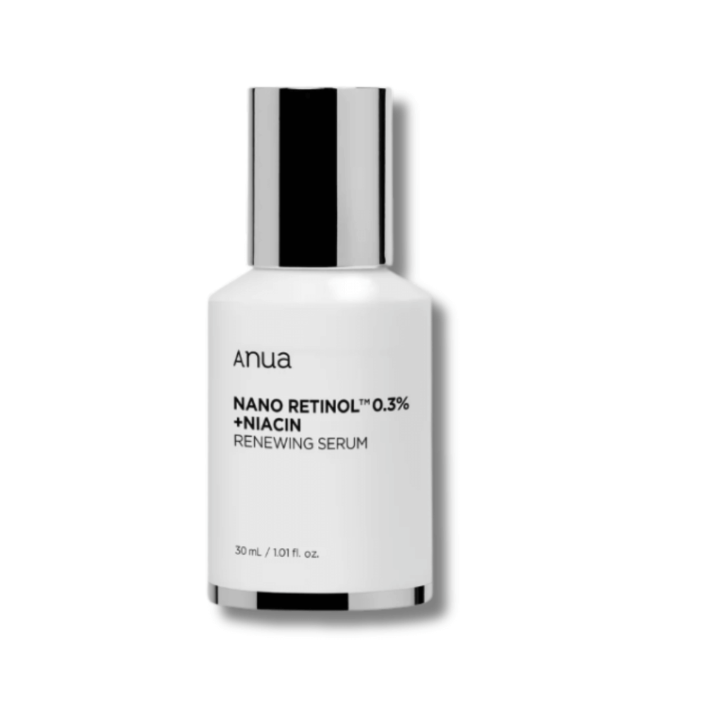 Активна сироватка для покращення структури шкіри, тону та рельєфу - Anua Retinol 0.3% + Niacin Renewing Serum - Фото 1