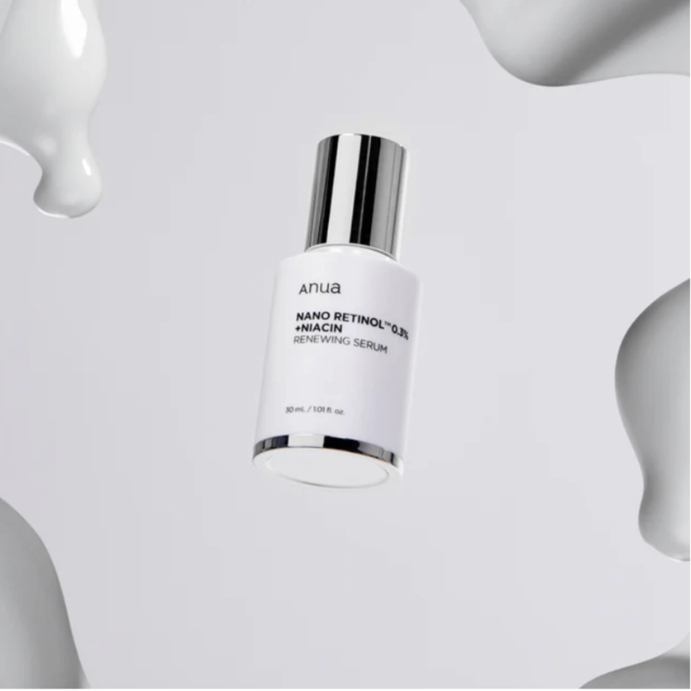 Активная сыворотка для улучшения структуры кожи, тона и рельефа - Anua Retinol 0.3% + Niacin Renewing Serum фото 3