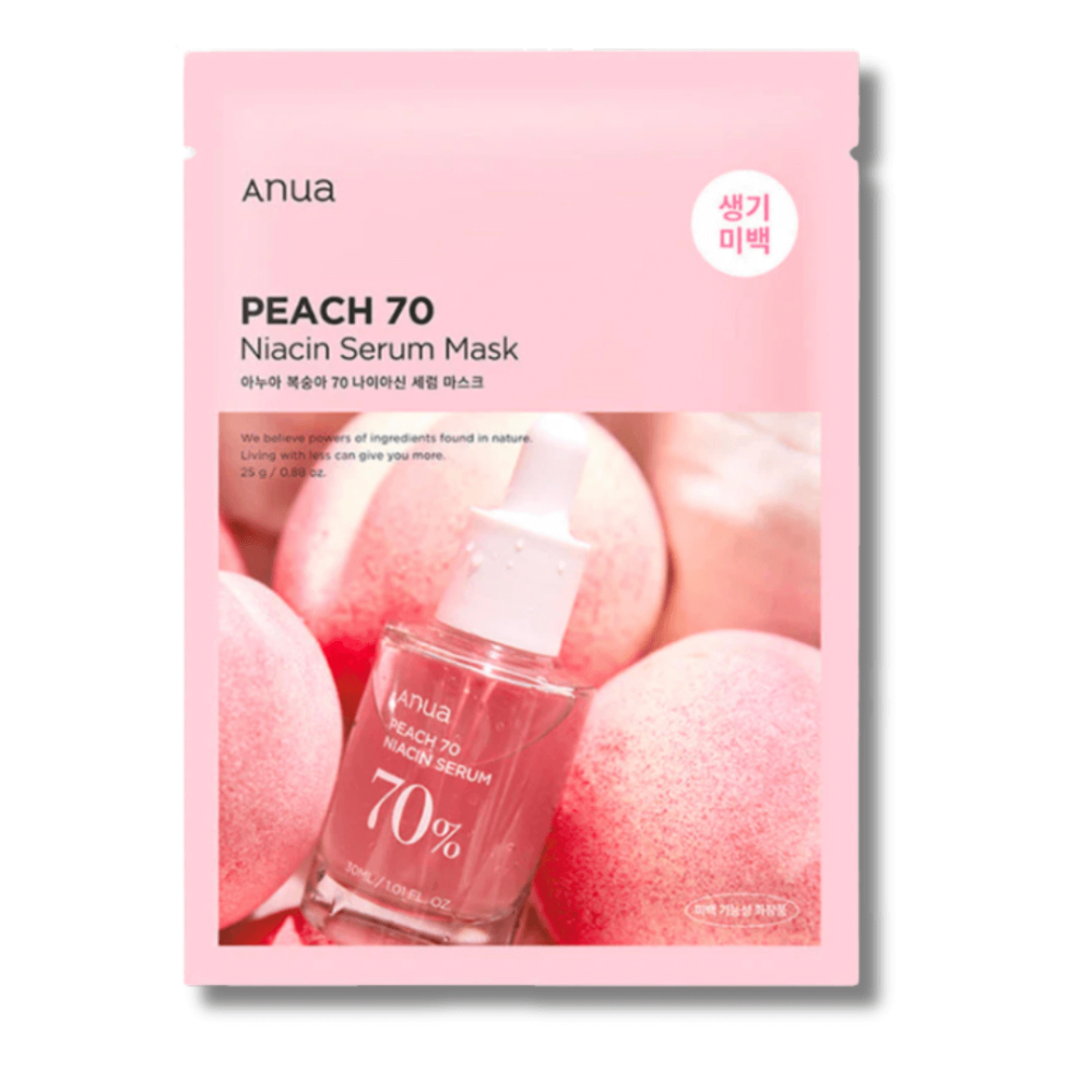 Тканевая маска для лица с осветляющим эффектом - Anua Peach 70 Niacin Serum Mask - Фото 1