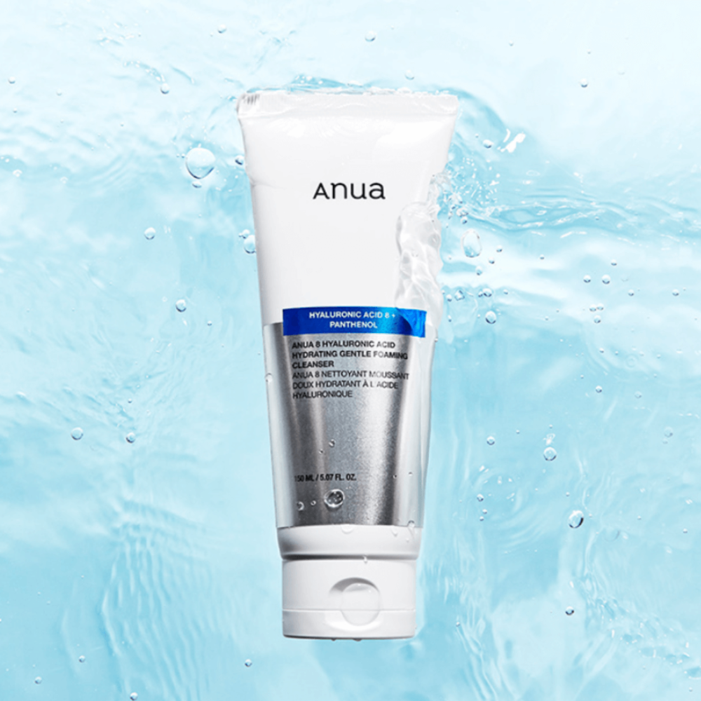 Пенка на основе 8 видов гиалуроновой кислоты для всех типов кожи - Anua 8 Hyaluronic Acid Hydrating Gentle Foaming Cleanser фото 2