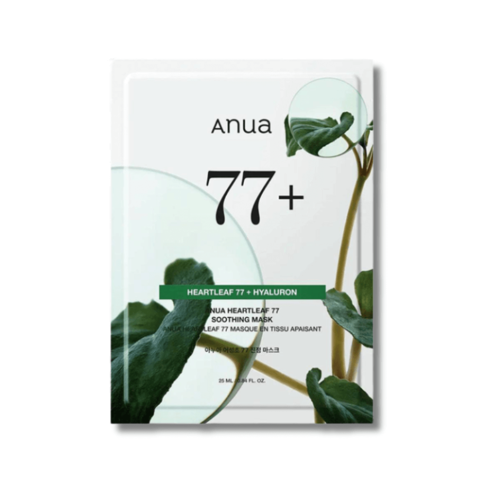Заспокійлива маска для обличчя з екстрактом гуттуїнії - Anua Heartleaf 80 Moisture Soothing Ampoule Mask