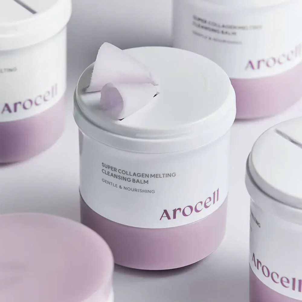 Бальзам для глибокого очищення з колагеном та пептидами - Arocell Super Collagen Melting Cleansing Balm фото 3