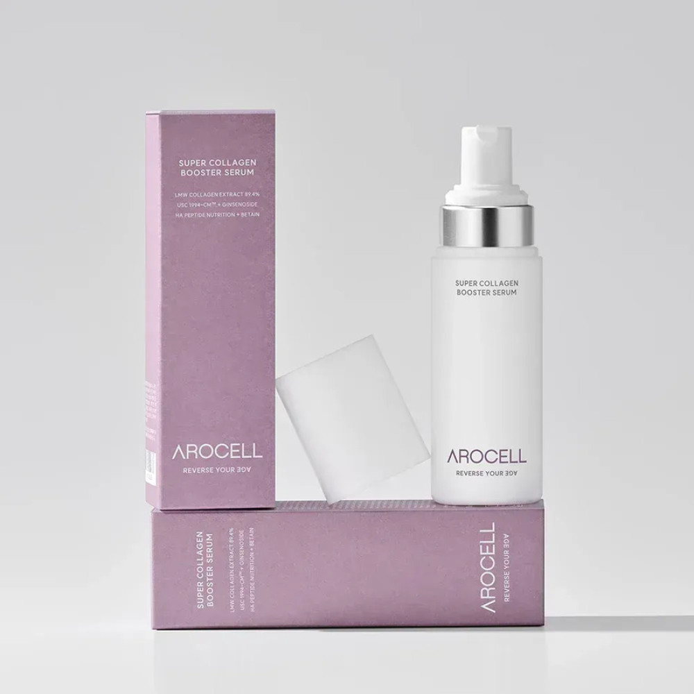 Бульбашкова сироватка з колагеном та гіалуроновою кислотою - Arocell Super Collagen Booster Serum фото 5