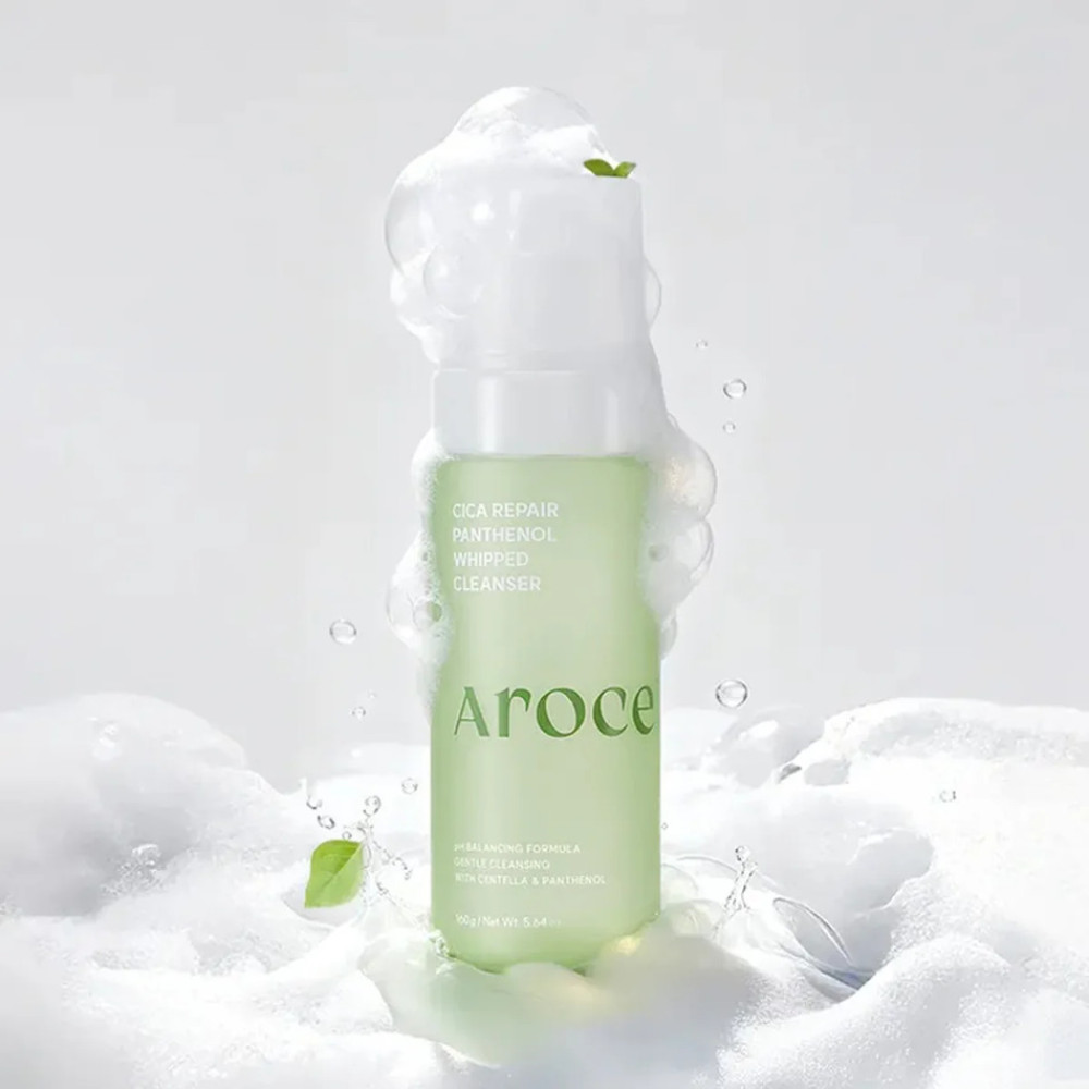 Пінка для вмивання з центелою та пантенолом - Arocell Cica Repair Panthenol Whipped Cleanser фото 4