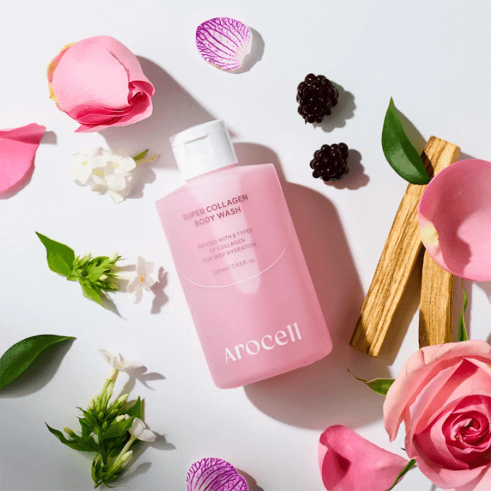 Увлажняющий гель для душа с коллагеном - Arocell Super Collagen Body Wash фото 2