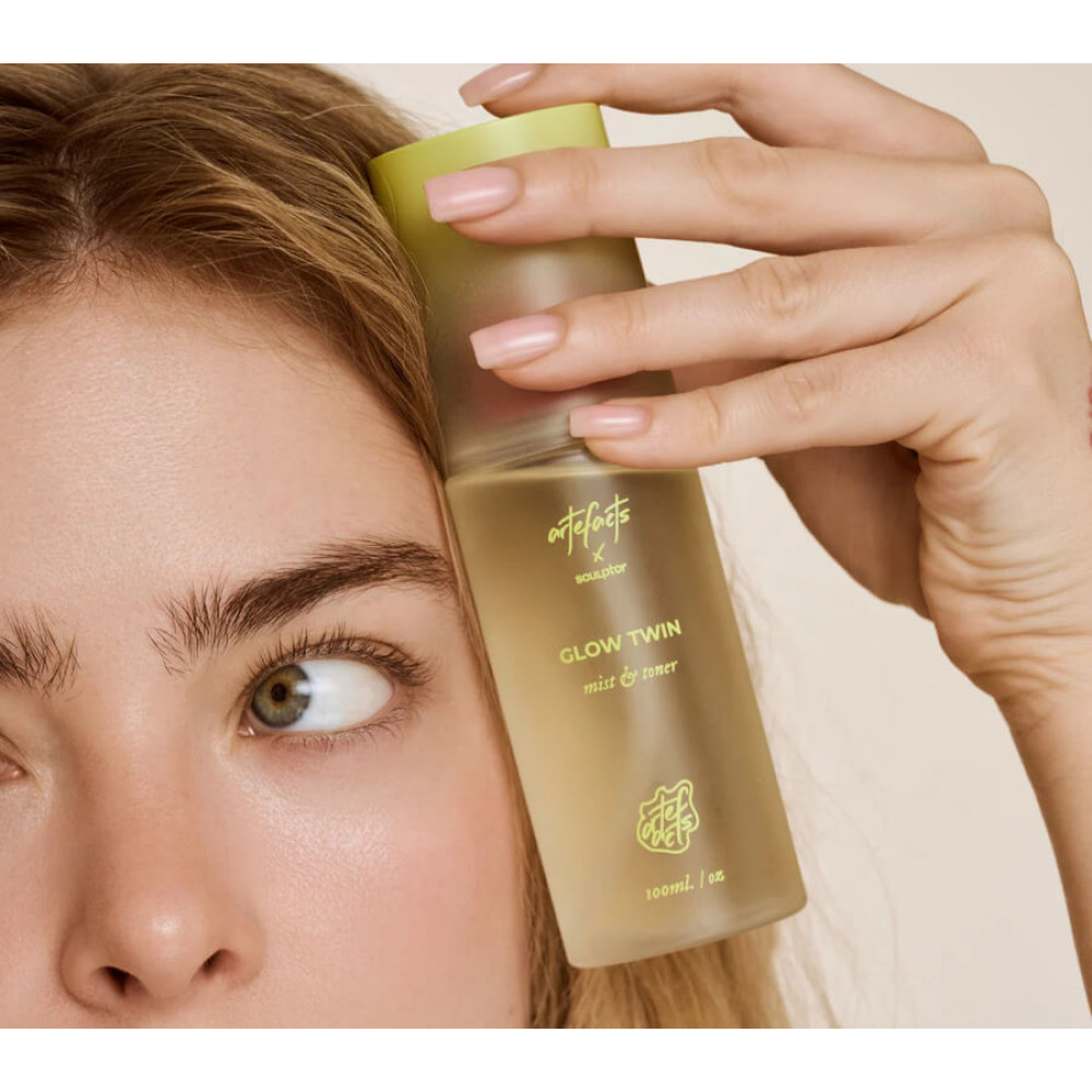 Двокомпонентний тонер-міст - Artefacts Glow Twin Mist-Toner фото 4