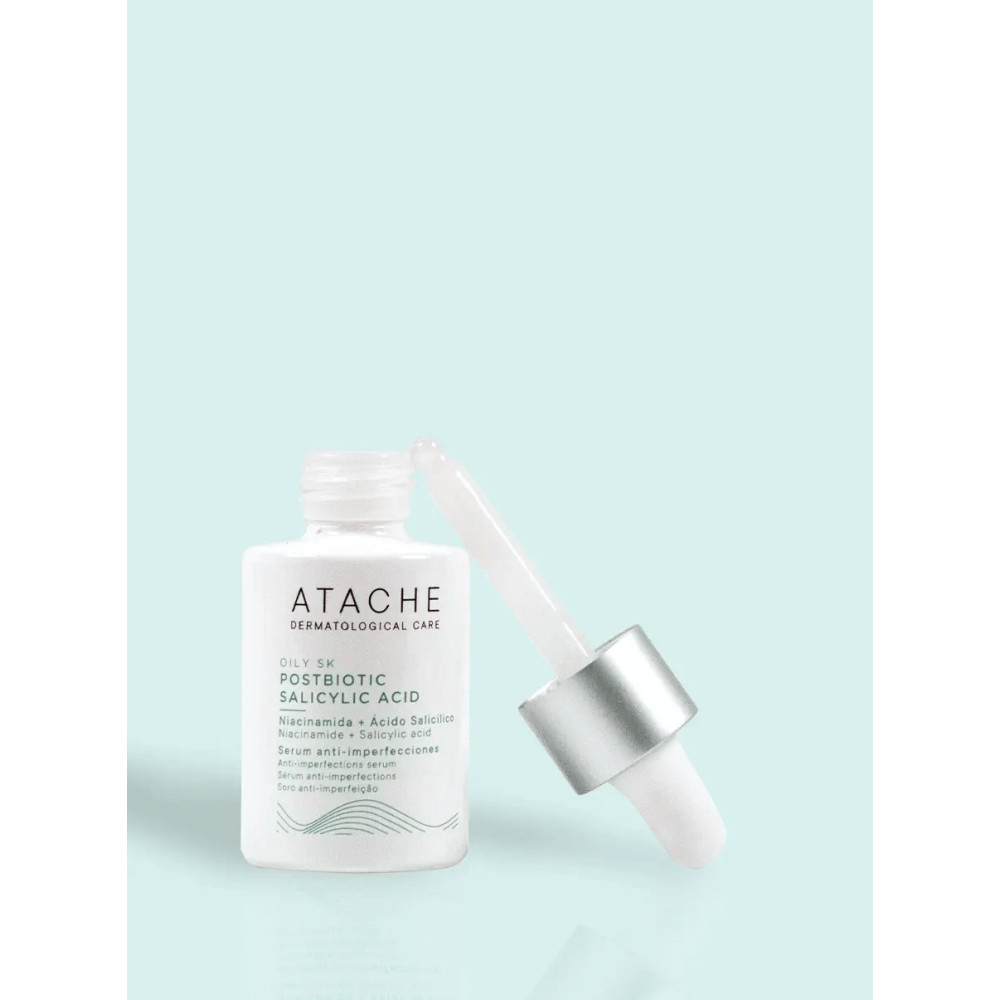 Сироватка для проблемної шкіри з кислотами - Atache Oily Skin Postbiotic Salicylic Acid Serum фото 3