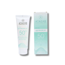 Омолоджувальний сонцезахисний крем для всіх типів шкіри SPF 50+ - Atache Be Sun Light Fluid SPF 50+