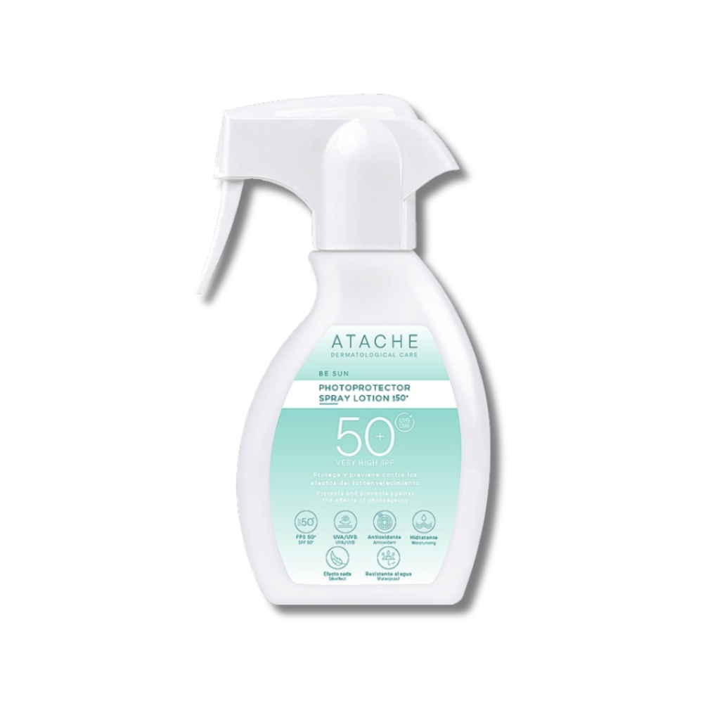 Сонцезахисний спрей-лосьйон - Atache Be Sun Photoprotector Spray Lotion SPF50+ - Фото 1
