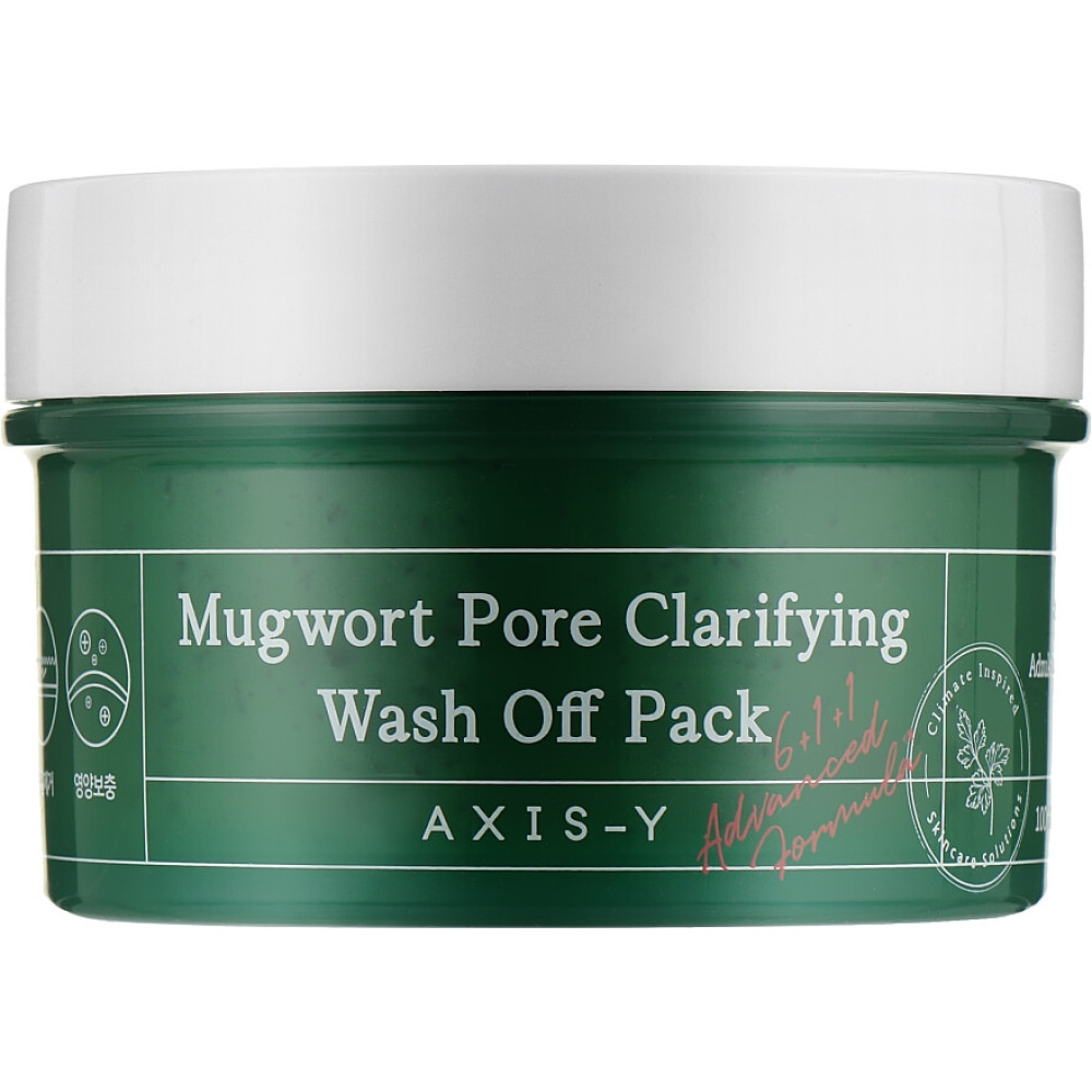 Глиняна маска для проблемної шкіри - Axis-Y Mugwort Pore Clarifying Wash Off Pack фото 4