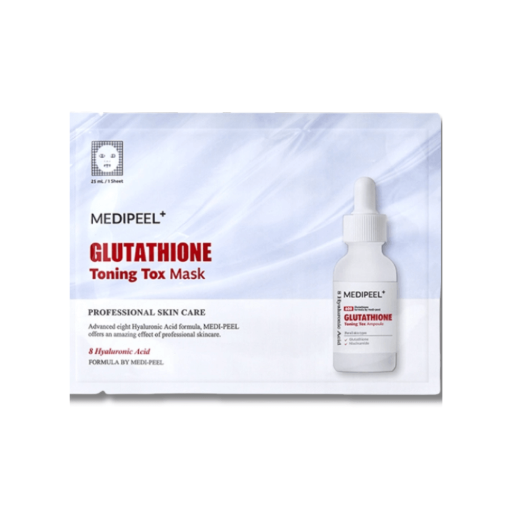 Відбілююча тонізуюча маска для обличчя - Medi-Peel Glutathione Toning Tox Mask