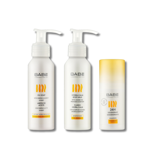 Базовый набор средств по уходу за телом - Babe Laboratorios Basic Body Care Set фото