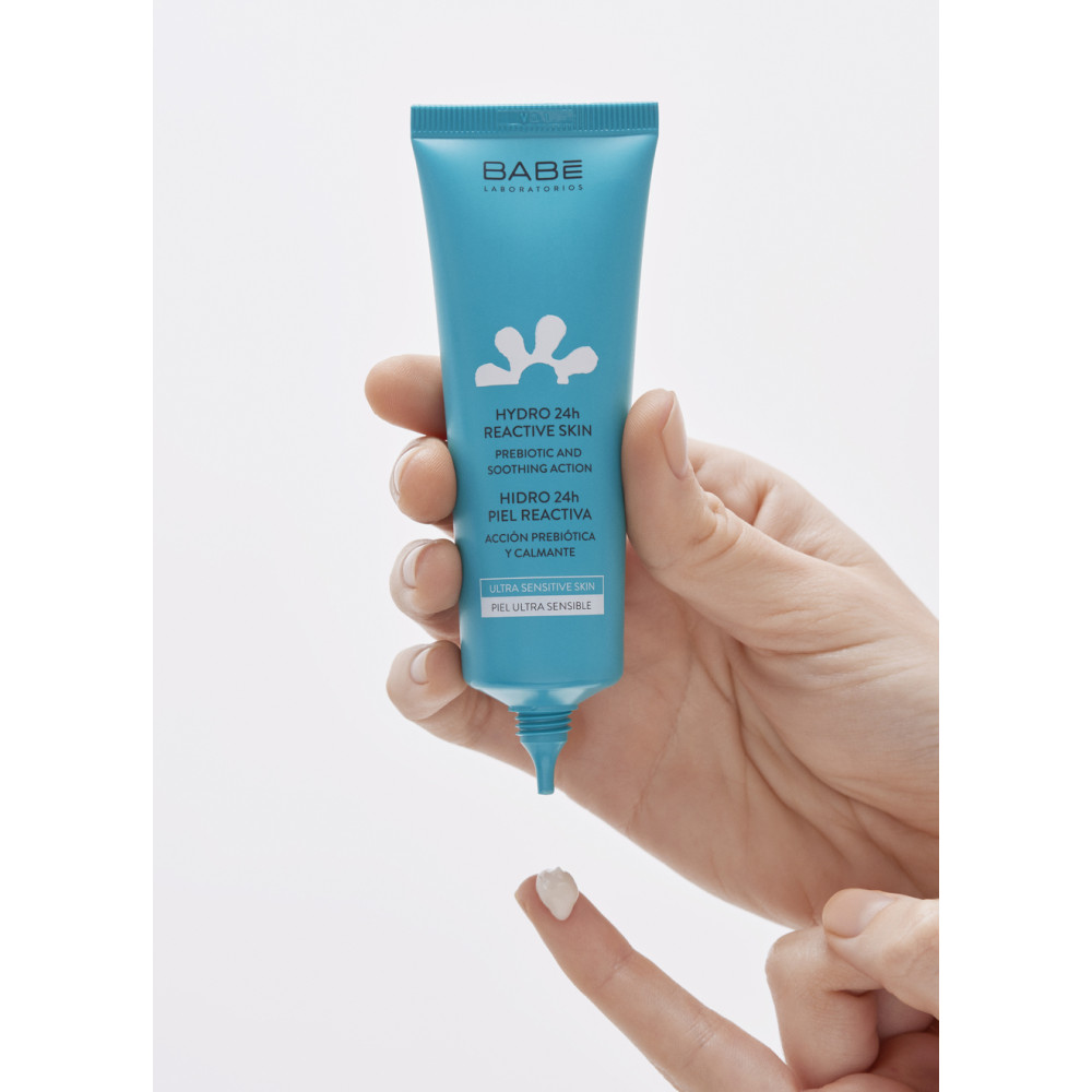 Крем для очень чувствительной кожи - Babe Laboratorios Hydro 24h Reactive Skin Cream фото 2