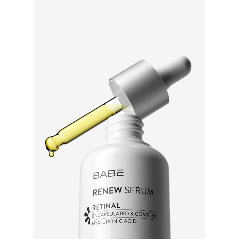 Обновляющая сыворотка с ретиналем против морщин - Babe Laboratorios Renew Serum фото 3