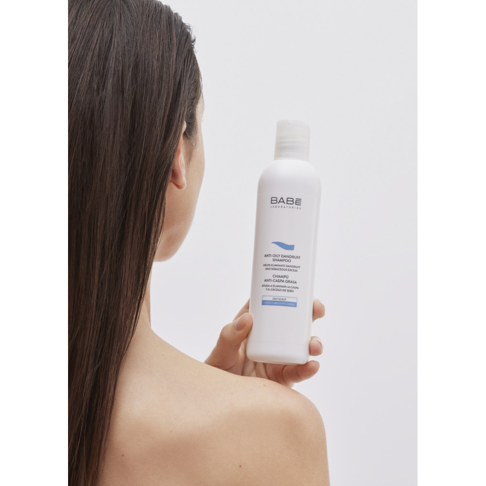 Шампунь против перхоти для жирной кожи головы - Babe Laboratorios Anti-Oily Dandruff Shampoo фото 3