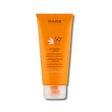 Сонцезахисний лосьйон з дуже високим ступенем захисту SPF 50+ та заспокійливими активними компонентами - Babe Laboratorios Sunscreen Lotion SPF 50+