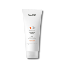 Солнцезащитный лосьон с очень высокой степенью защиты SPF 50+ и успокаивающими активными компонентами - Babe Laboratorios Sunscreen Lotion SPF 50+ фото