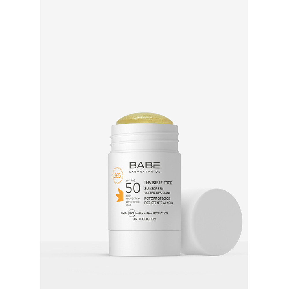 Солнцезащитный невидимый прозрачный стик для лица и тела SPF 50 - Babe Laboratorios Invisible Stick SPF 50 фото 2