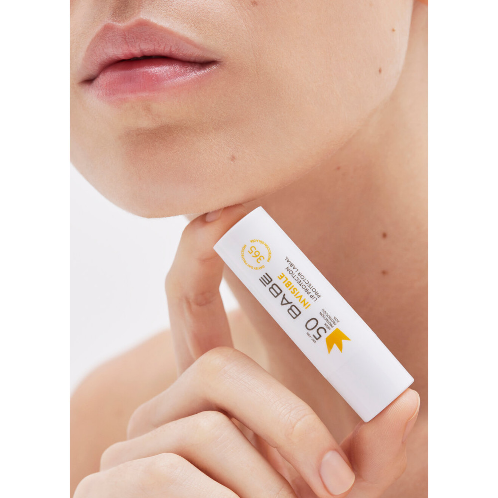 Ультразахисний невидимий бальзам-стік для губ SPF 50 - Babe Laboratorios Invisible Stick Lip Protector SPF 50 фото 3