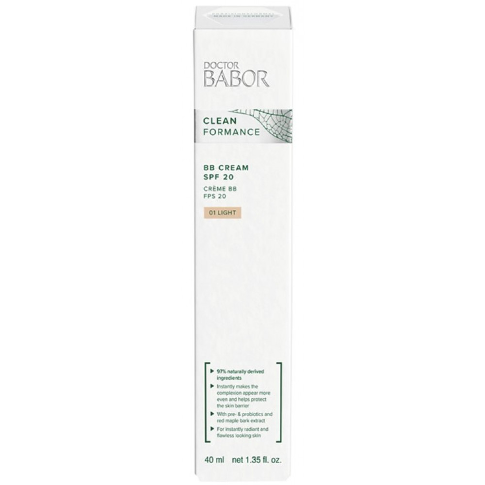 ВВ-крем для обличчя - Babor Doctor Babor Cleanformance BB Cream SPF20 - Фото 1
