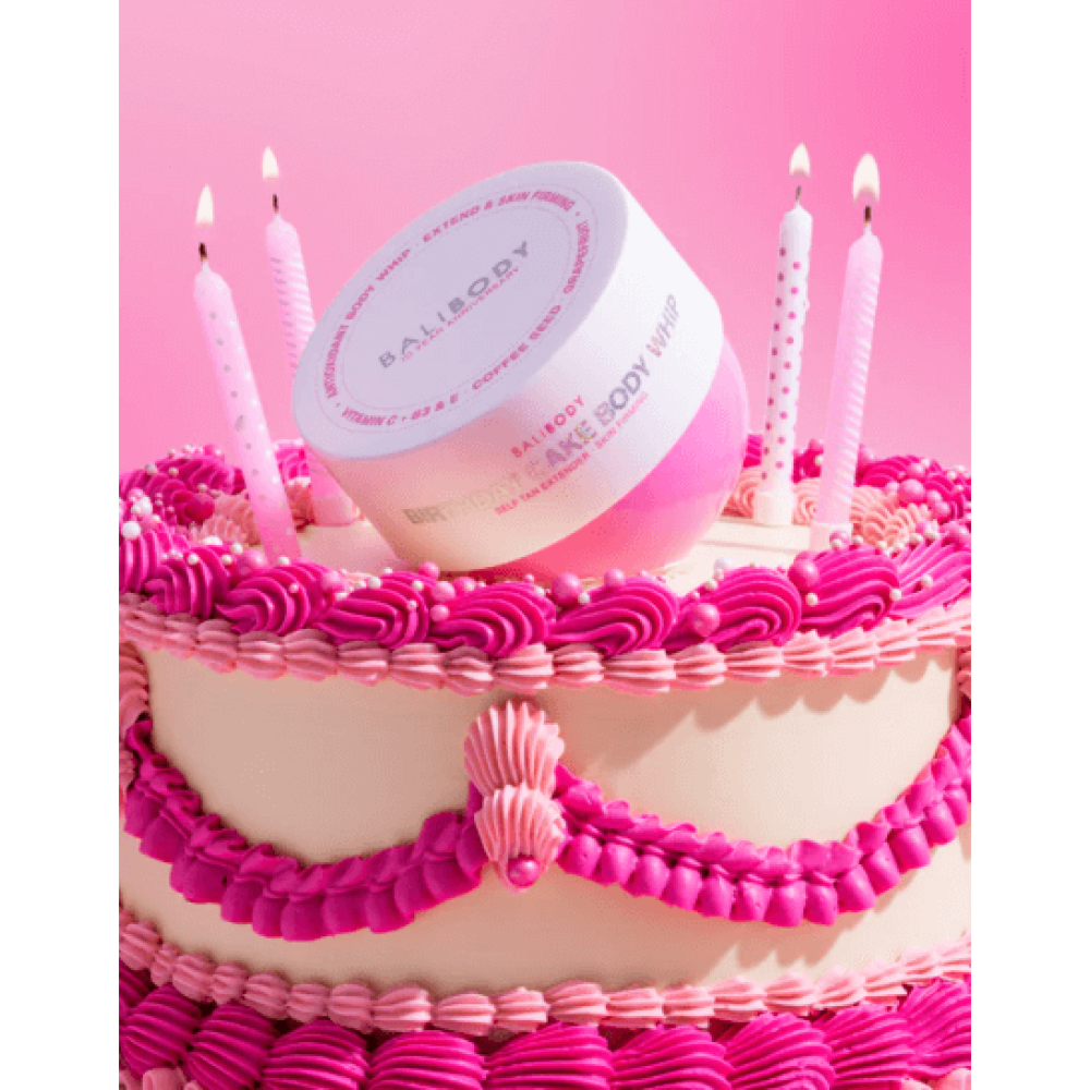 Крем для тіла "Святковий тортик" - Bali Body Birthday Cake Body Whip  фото 2