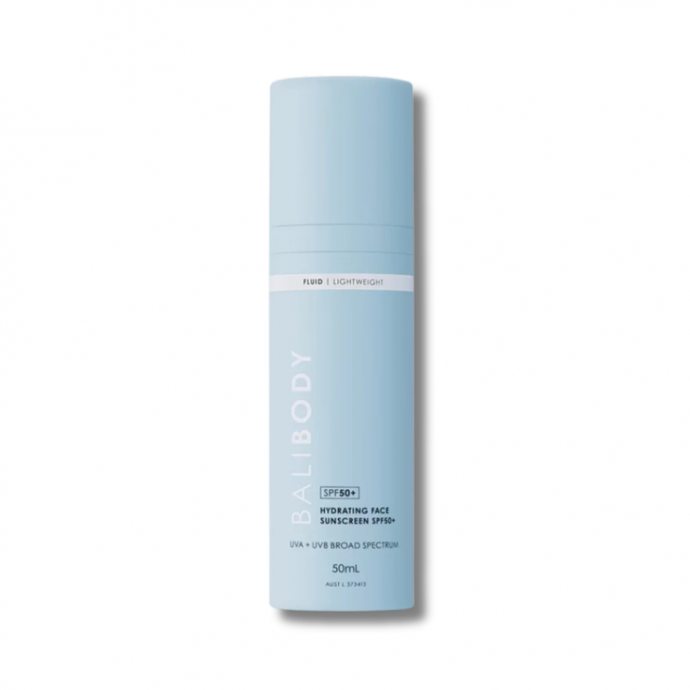 Зволожуючий сонцезахисний крем для обличчя - Bali Body Hydrating Face Sunscreen SPF50+ - Фото 1